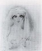 George Henry Harlow Sarah Siddons as Lady Macbeth oil painting